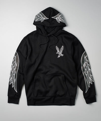 Kids Fly Higher Hoodie - Black