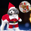 Christmas Dog Costume - Funny Santa Claus Jumpsuit for Small Dogs & Cats