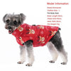 Winter Dog Clothes - Christmas Santa Print Jacket for Small Dogs & Cats