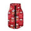 Winter Dog Clothes - Christmas Santa Print Jacket for Small Dogs & Cats