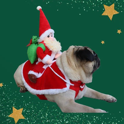 Christmas & Halloween Pet Costume - Festive Hoodie for Cats & Dogs