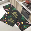 Christmas Kitchen Floor Mat - Washable Doormat for Party & Home Decor