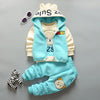 Girls Cute Cartoon Hooded Sets Autumn Boys Fashion Casual Comfortable Suit 12M-5 Years Old